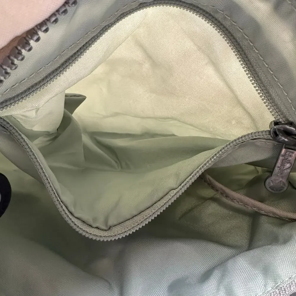 Kipling Addison Small Crossbody Bag Grey/Sage Nylon Adjustable Strap Neutral